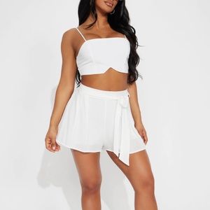 White flowy Shorts